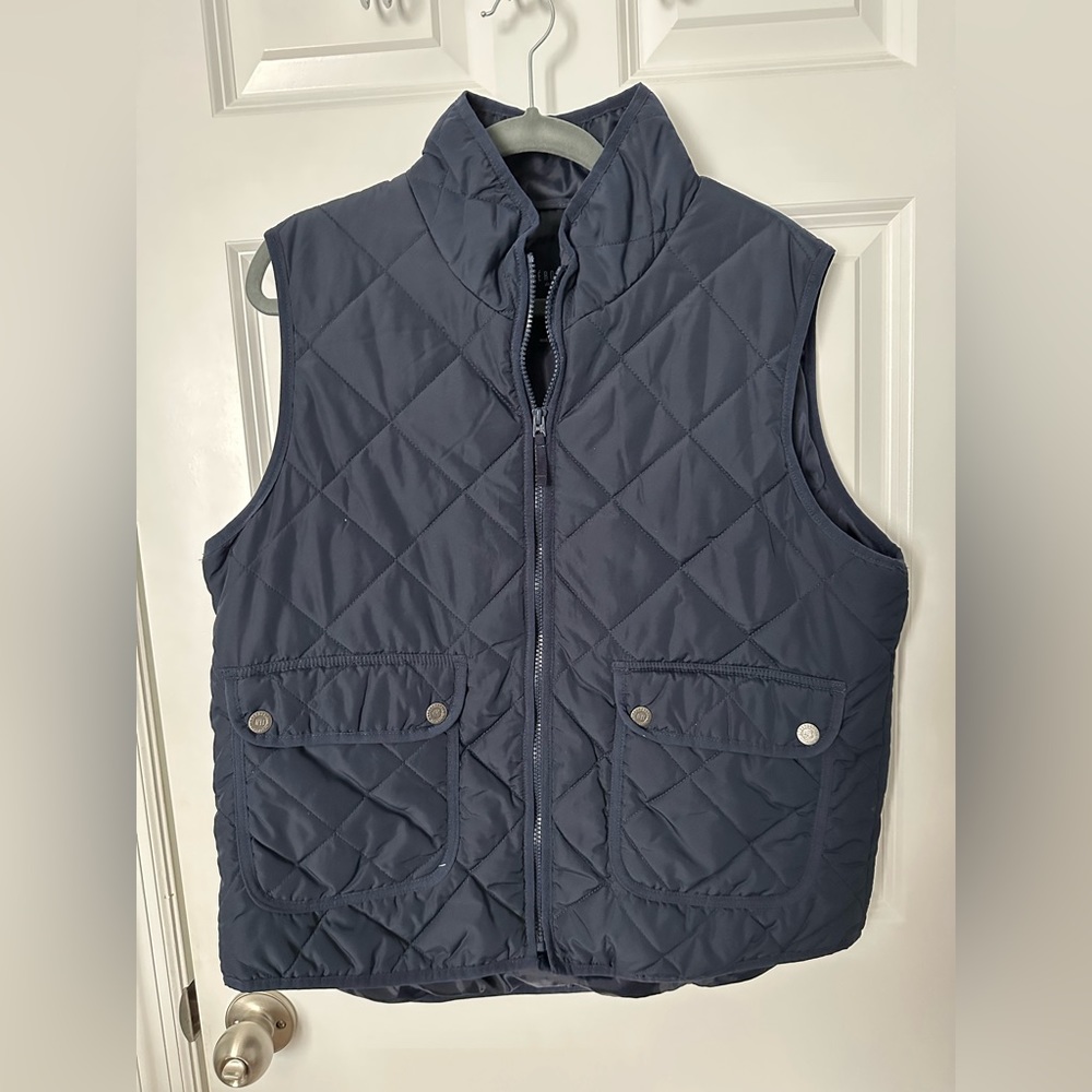 Navy Blue Puffer Vest